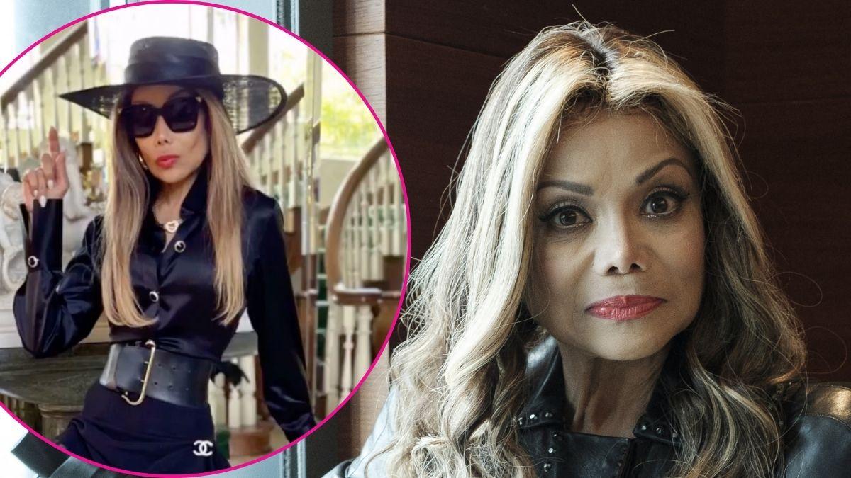 Composite photo  of La Toya Jackson.