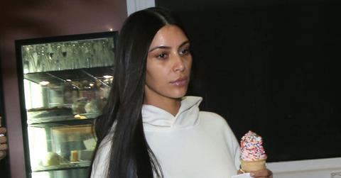 EXCLUSIVE: **NO WEB UNTIL 12:30pm PST, WEDNESDAY OCT. 26th, PREMIUM EXCLUSIVE RATES APPLY** Kim Kardashian spotted having ice cream with reality star Jonathan Cheban in Beverly Hills as she dresses casually for a happier night out