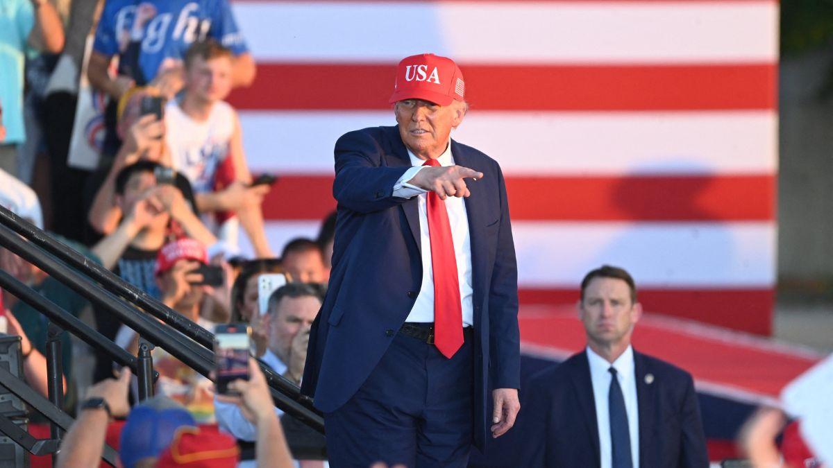 Image of The president claimed that 45,000 people attended the Freedom 250 rally.