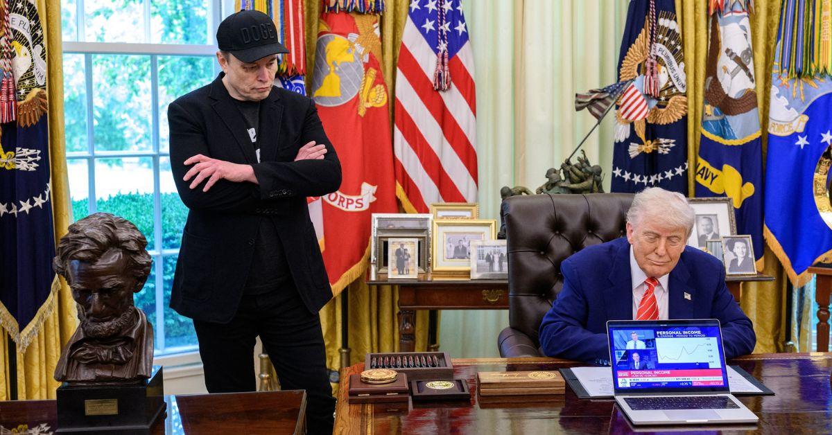 Photo of Elon Musk and Donald Trump