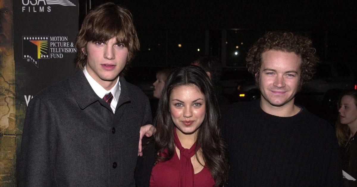 image of Mila Kunis and Ashton Kutcher allegedly don't speak to Danny Masterson anymore.