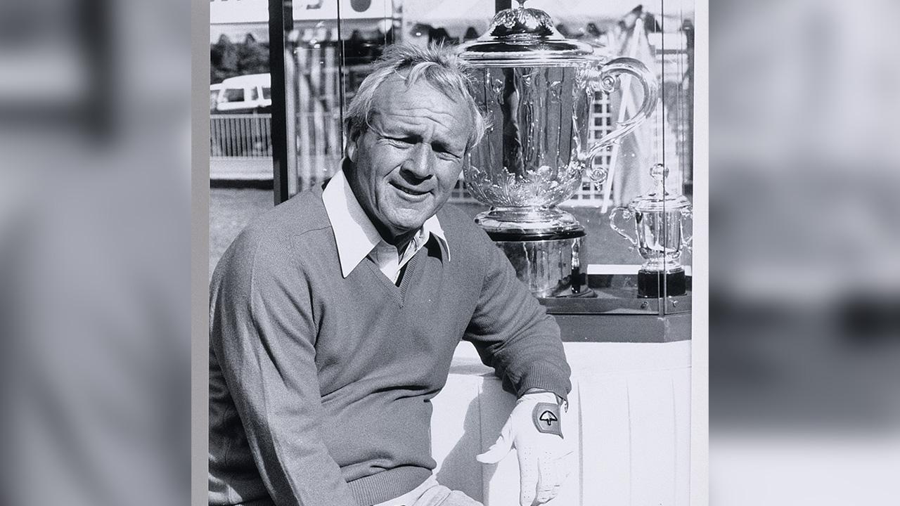 image of Donald Trump also said Arnold Palmer 'was all man.'
