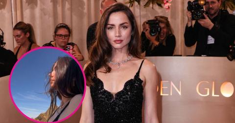 Image of Ana de Armas shared the selfie on October 1.
