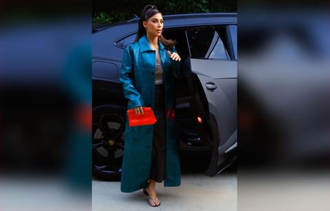 Kim Kardashian seen leaving a business meeting in Beverly Hills, CA