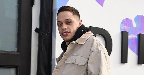 Pete Davidson In Khaki Jacket