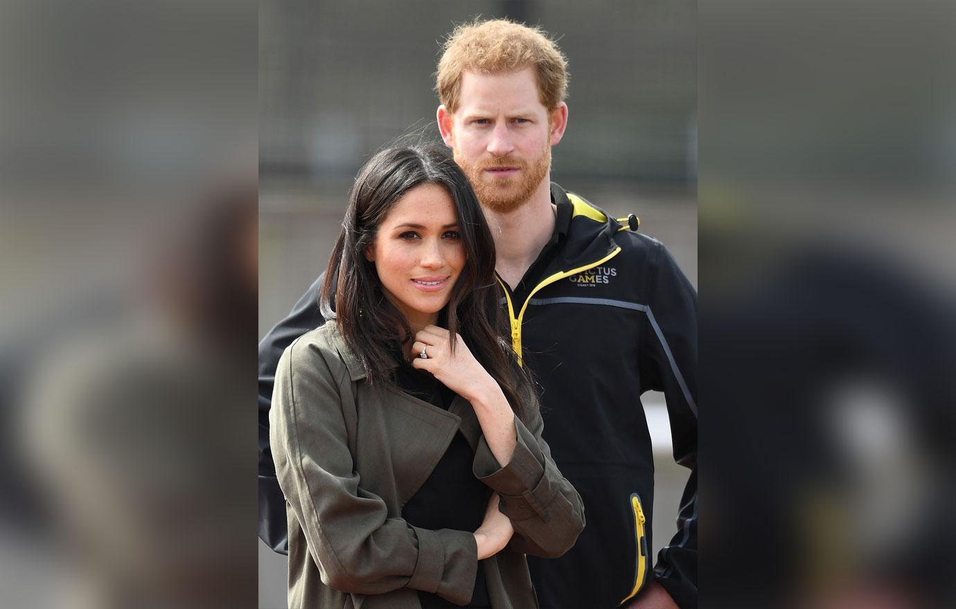 Prince Harry and Meghan Markle attend the Invictus team trials in Bath