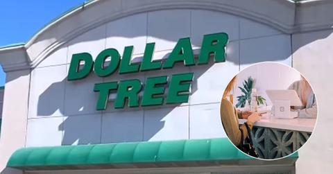 Composite photo of dollar tree.