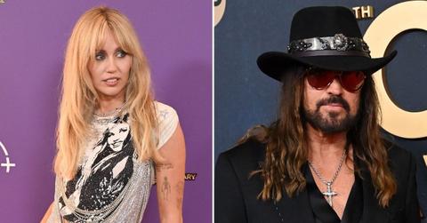 Photo of Miley and Billy Ray Cyrus