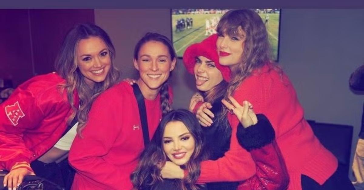 kylie kelce defends meeting taylor swift first time chiefs game