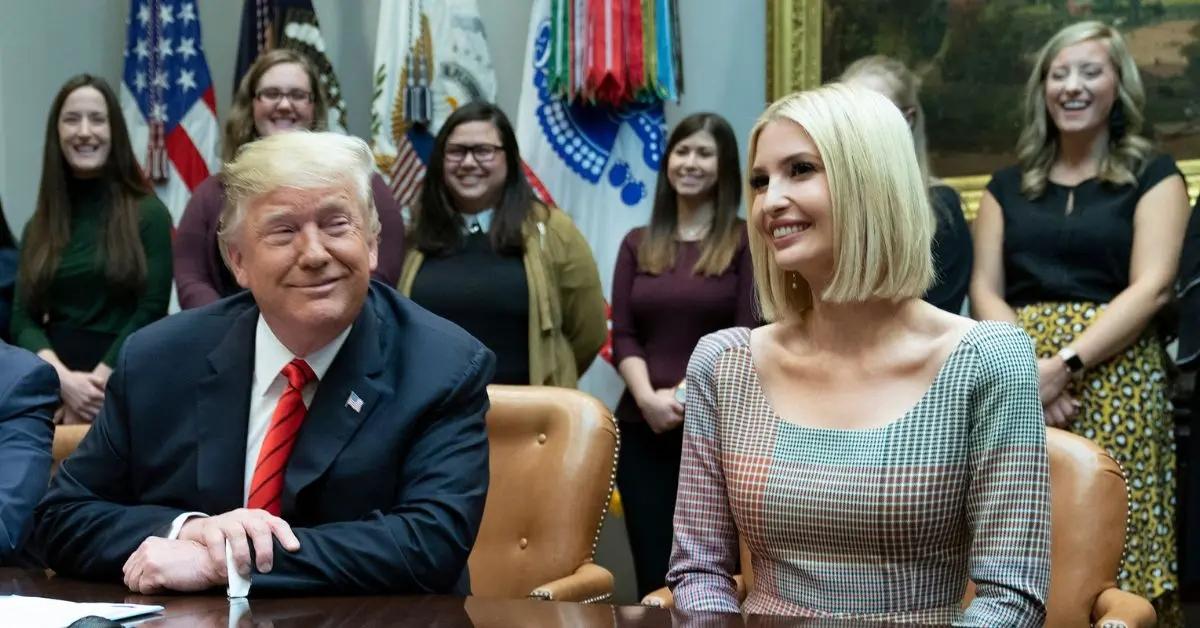 Photo of Donald and Ivanka Trump