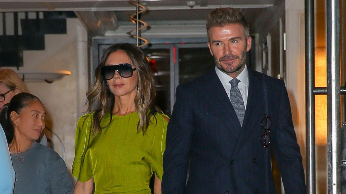 image of Victoria and David Beckham