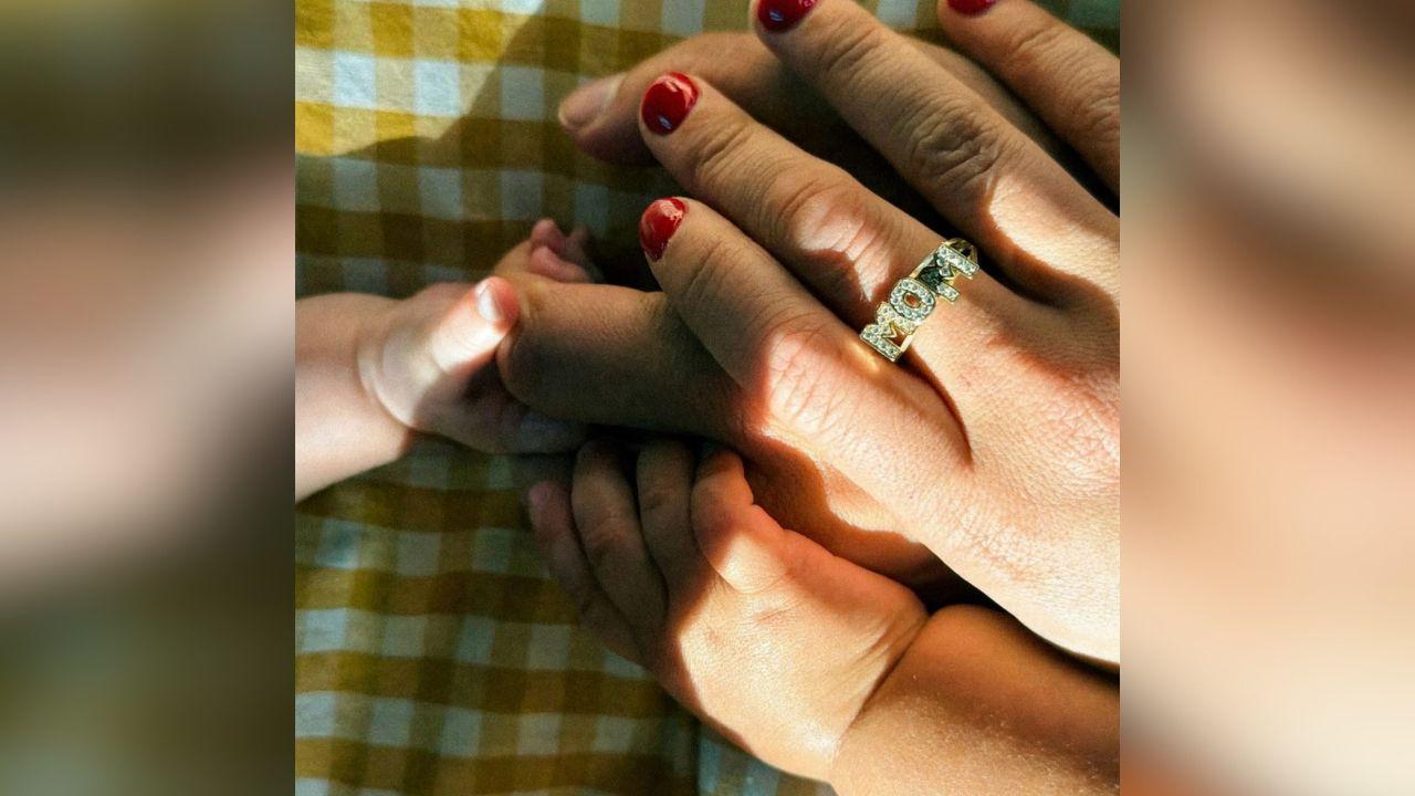 image of Millie Bobby Brown shared a first glimpse of her growing family on Instagram.