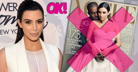 Kim kardashian banned from vogue