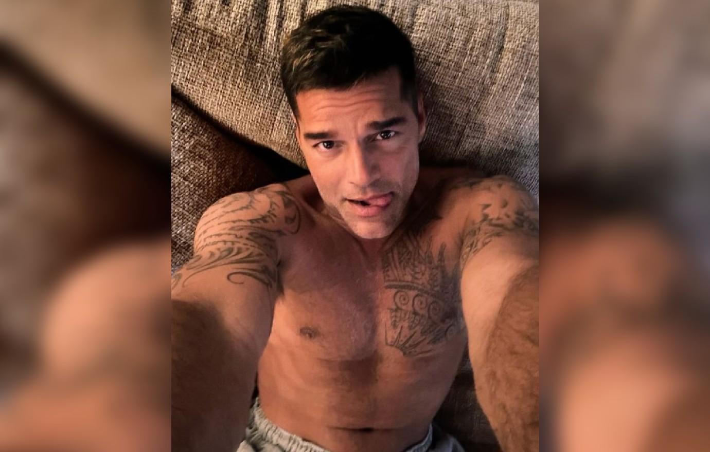 ricky martin fans freak out steamy shirtless selfie beautiful man