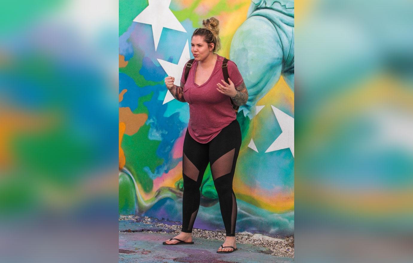 *EXCLUSIVE* Kailyn Lowry spends the day out with her son Lux Russell