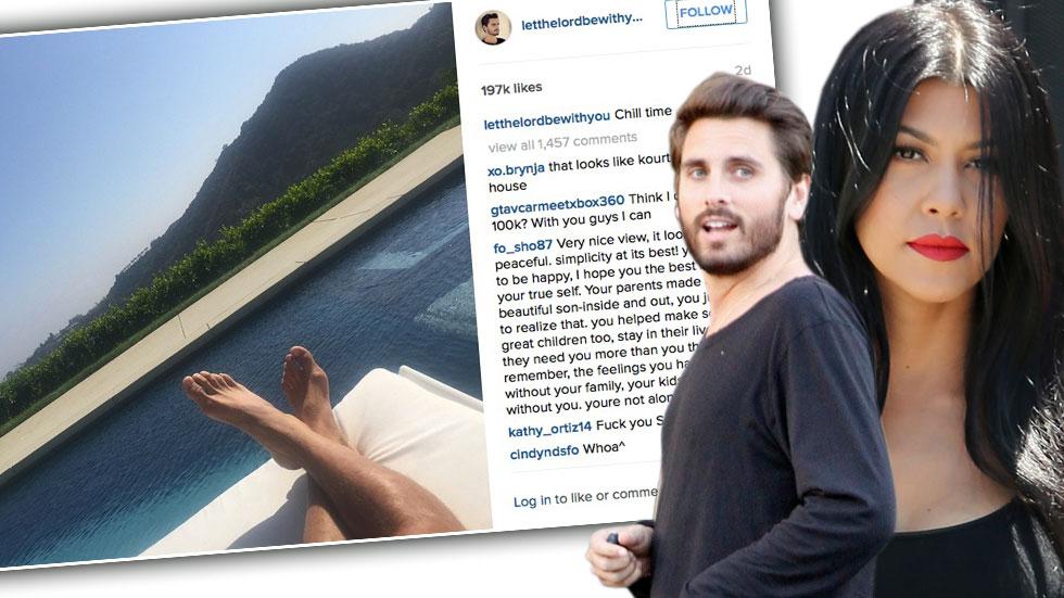 Kourtney Kardashian Isn't Losing Sleep Over Scott Disick : Photo