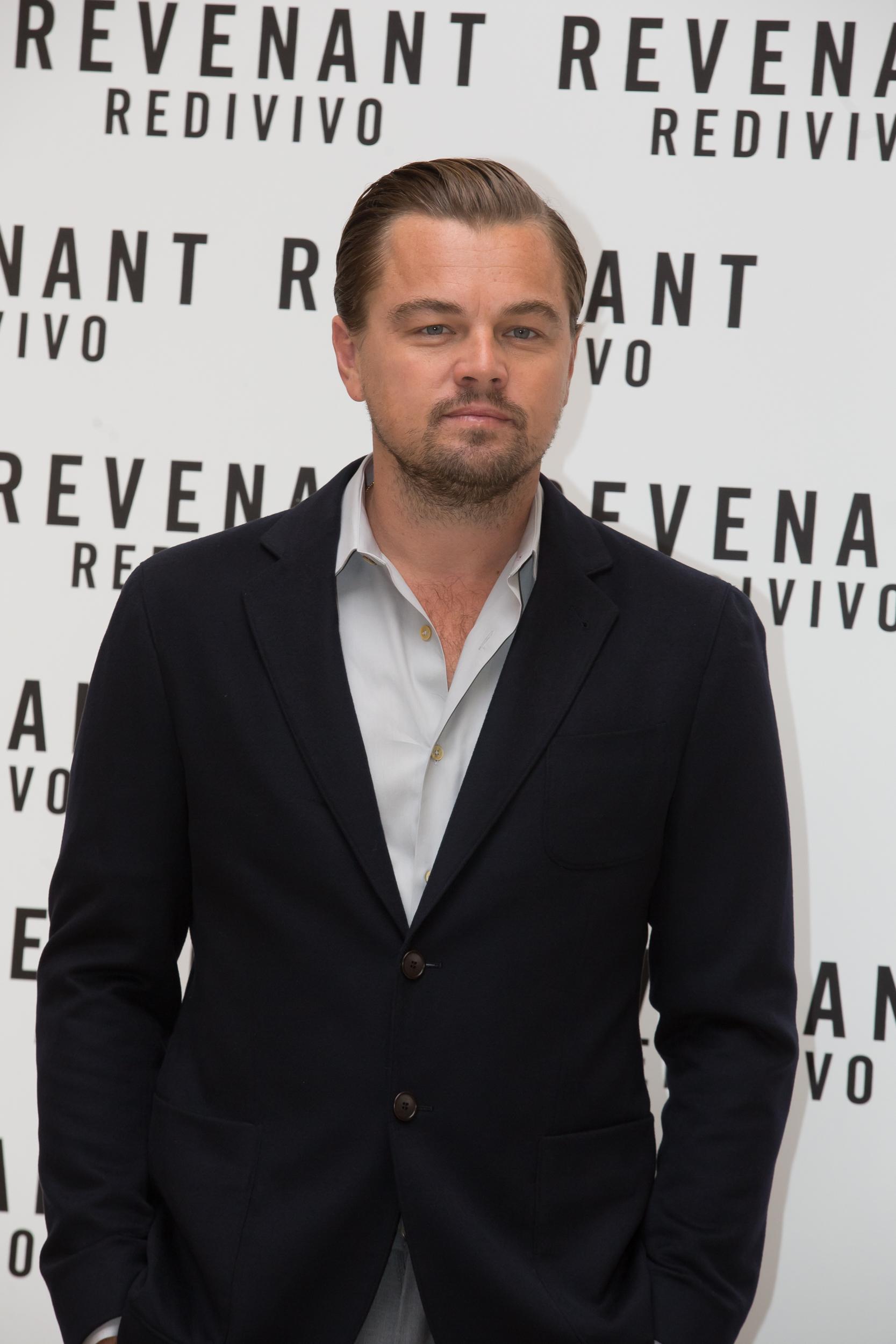 Leonardo DiCaprio and Alejandro G. Inarritu promote &#8220;Revenant&#8221; in Rome