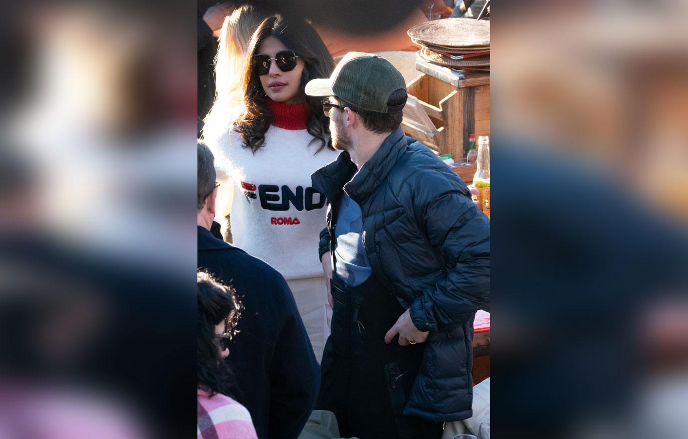 EXCLUSIVE: Nick Jonas and Priyanka Chopra with Joe Jonas and Sophie Turner, enjoy their winter holidays in Switzerland