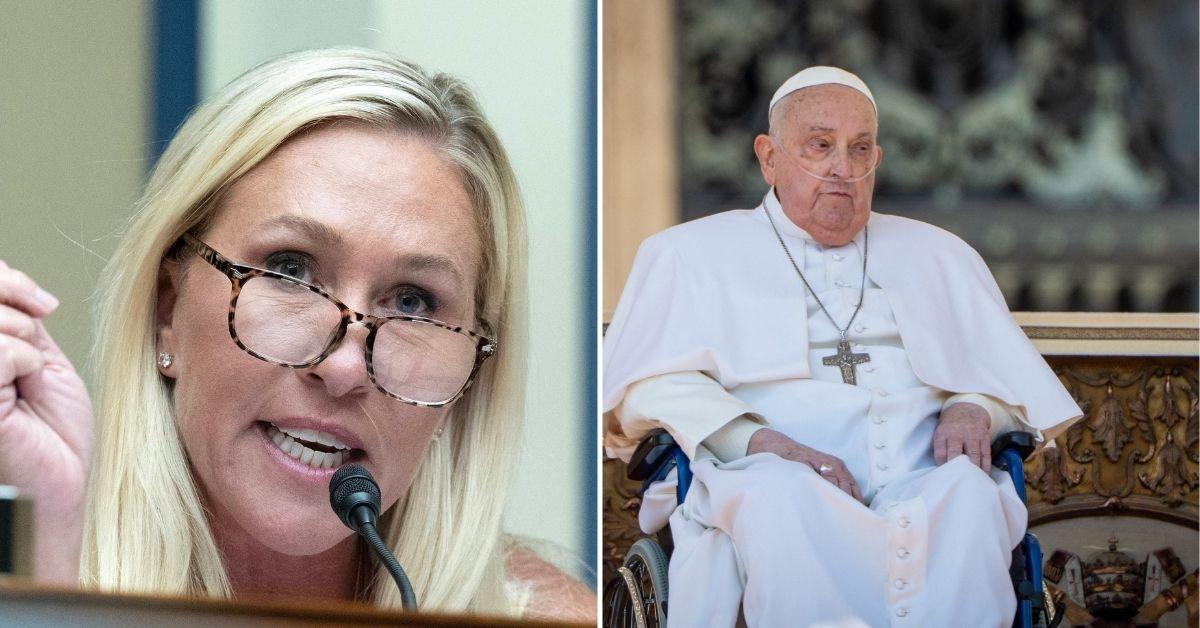 Marjorie Taylor Greene Gets Backlash For Statement After Pope’s Death