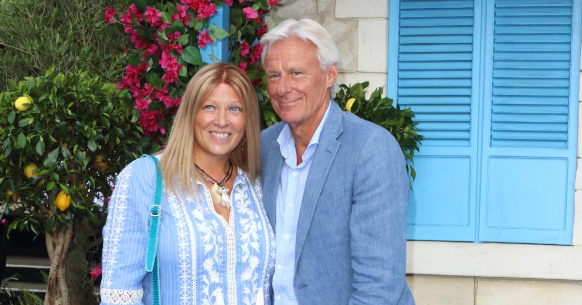 Image of Björn Borg married his wife, Patricia Östfeldt, in 2002.