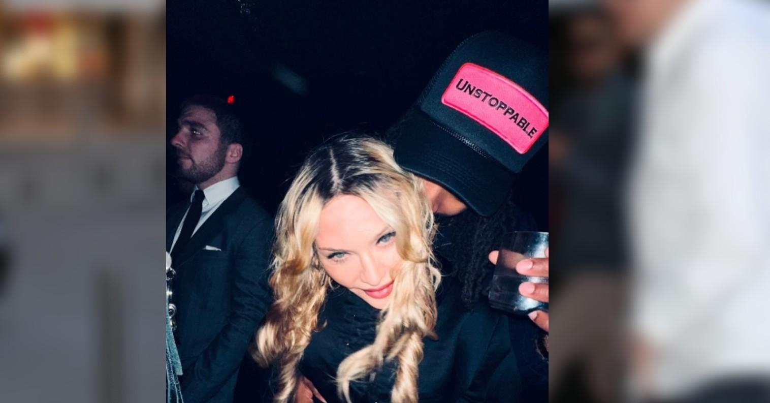 madonna sparks engagement rumors massive ring akeem morris photos