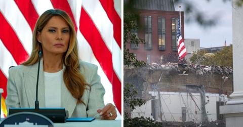 melania trump east wing