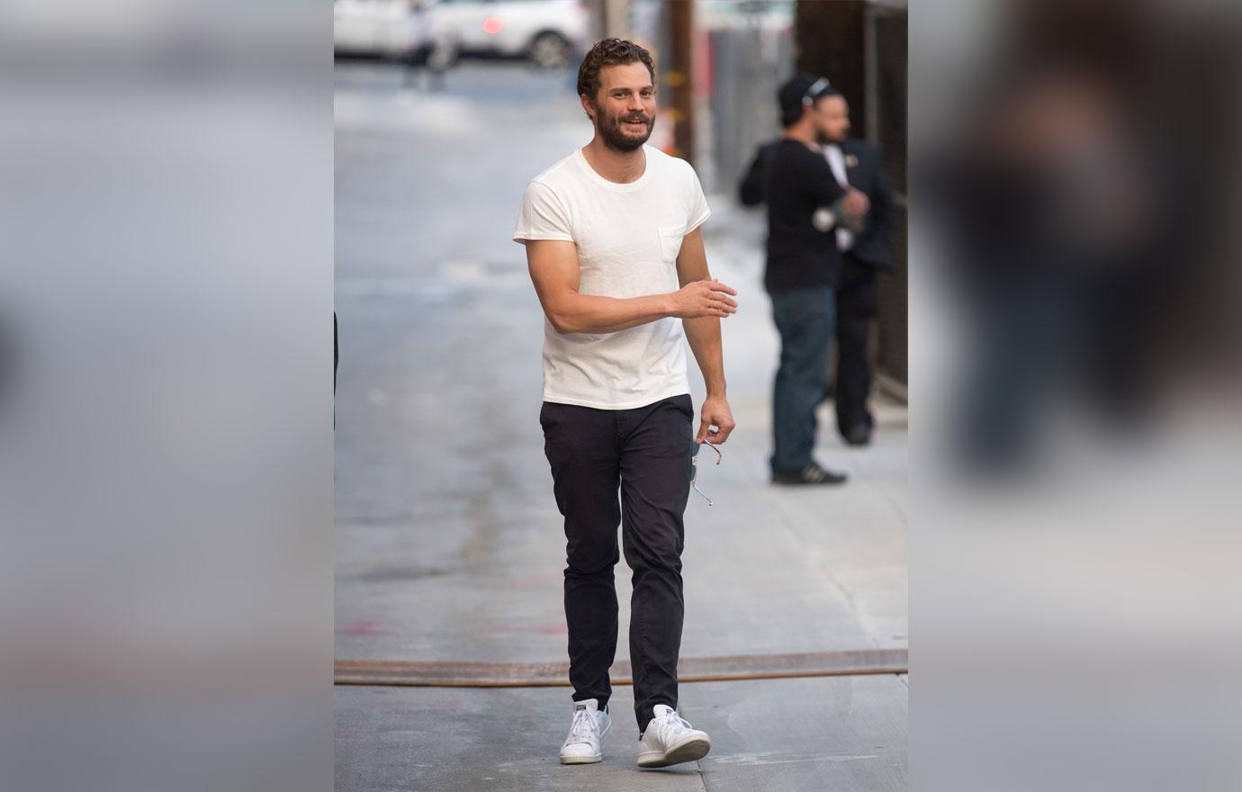 Jamie Dornan at &#8216;Kimmel&#8217;