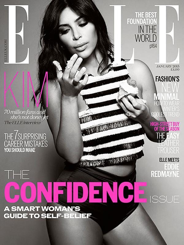 Kim kardashian elle uk