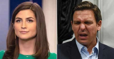 kaitlan collins challenges ron desantis on his failure to address trump