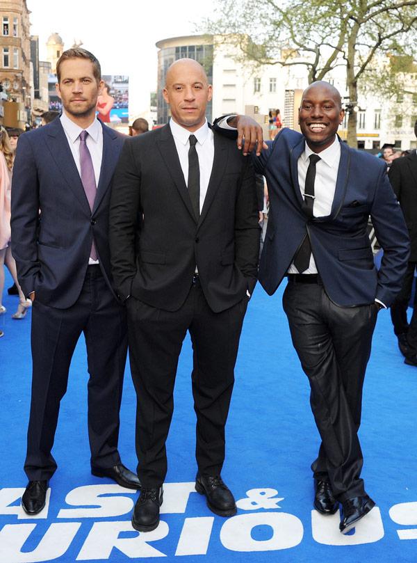 Paul Walker fast and furious 6 premiere vin tyrese