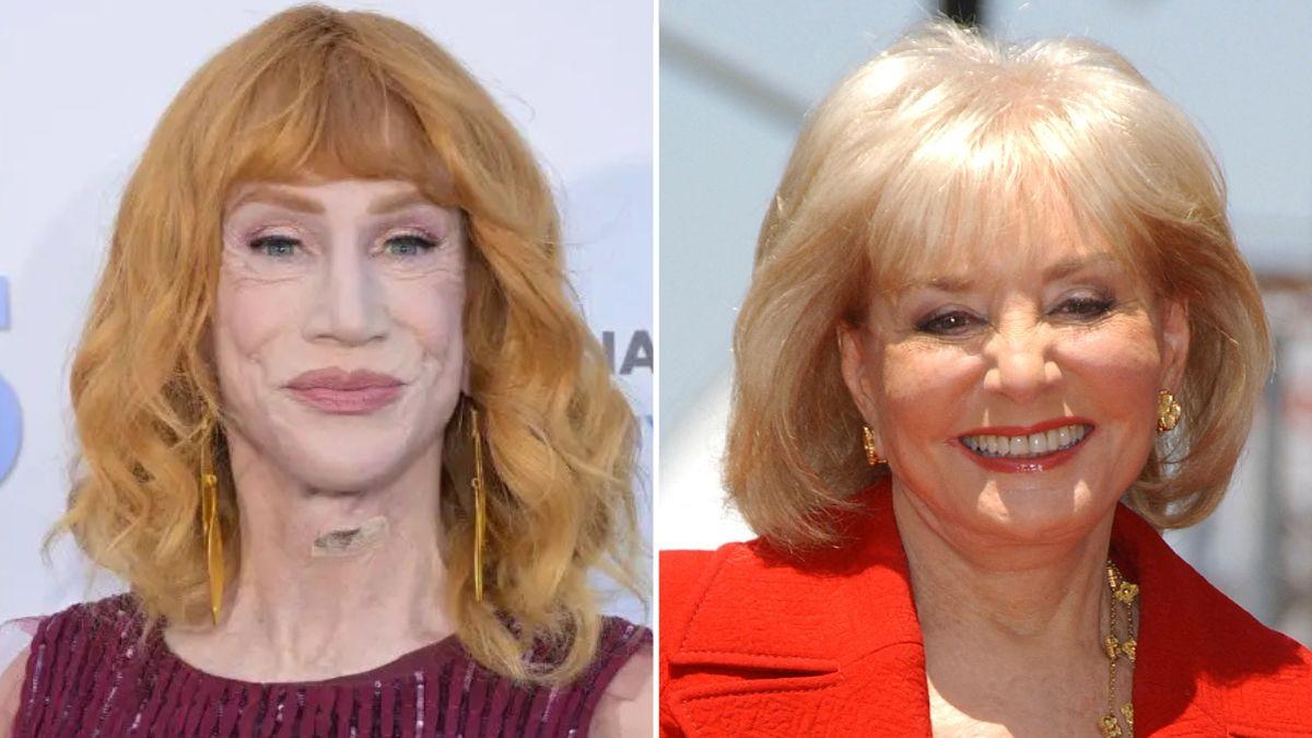 Photo of Kathy Griffin was 'proud' of the bruises she received from Barbara Walters.
