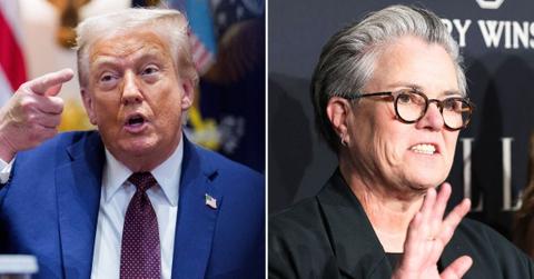 photo of Donald Trump and Rosie O'Donnell