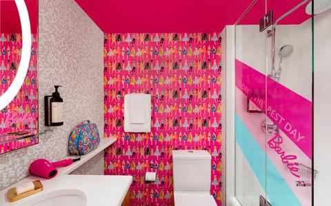 barbie dream suite bathroom  fairmont the queen elizabeth photo credit citizen northjpg
