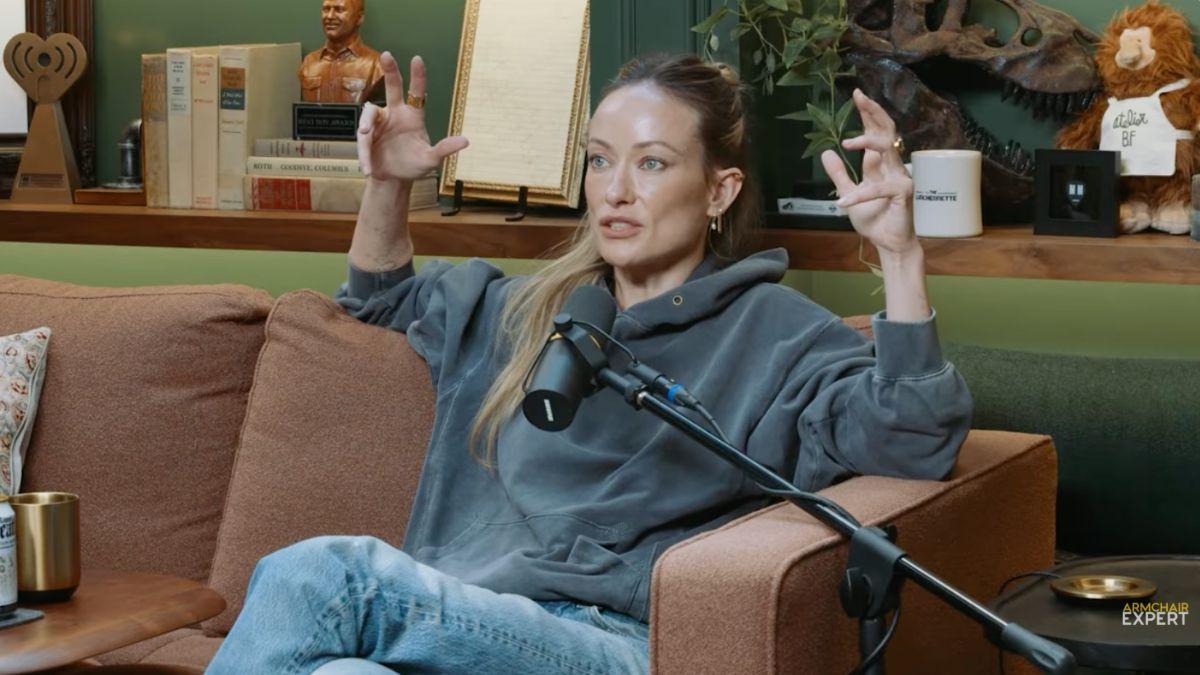 Photo of Olivia Wilde said she owes Walton Goggins her life after he saved her from being trampled by horses.