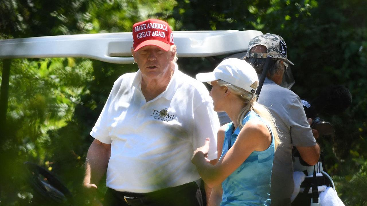 photo of Natalie Harp allegedly called the president her 'protector' in a private note she left him.