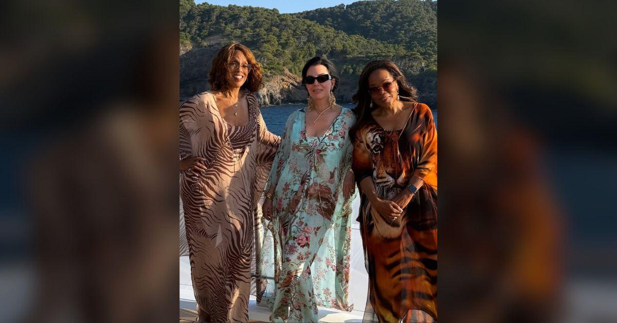 kris jenner looks half age spain oprah winfrey gayle king photos