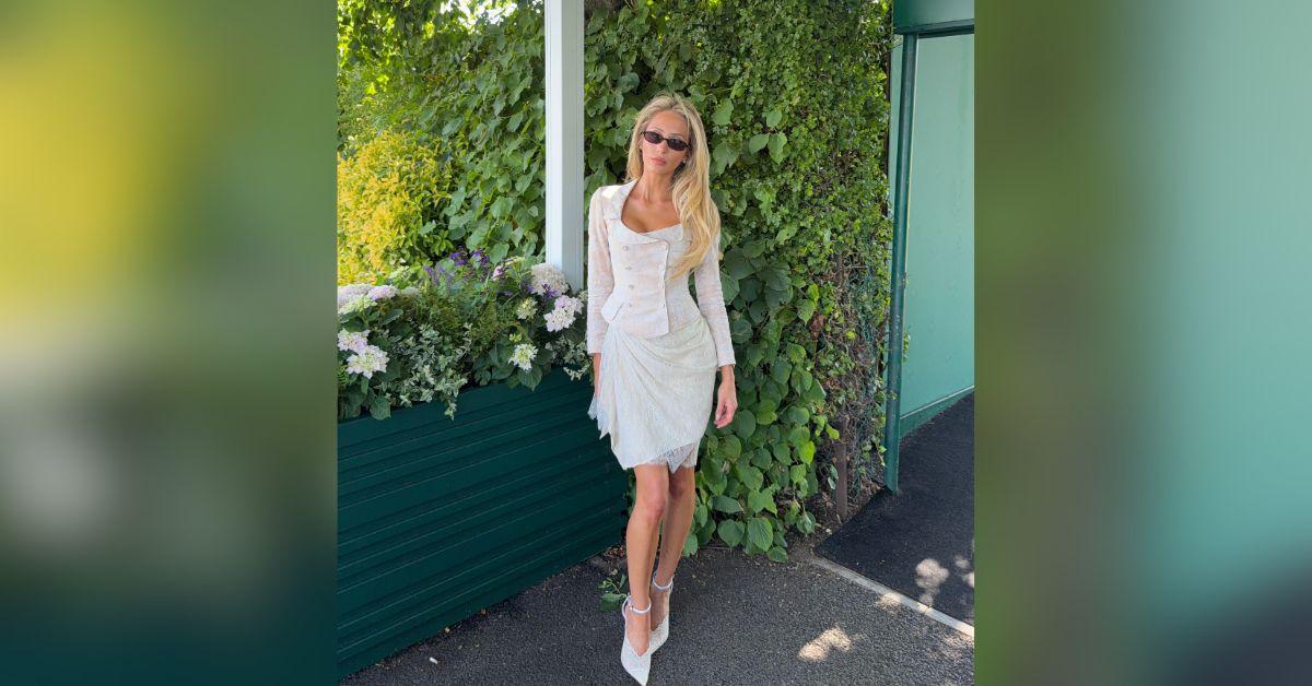 image of Alix Earle attended Wimbledon with her sister, Ashtin Earle, and close friend Anastasia Karanikolaou.
