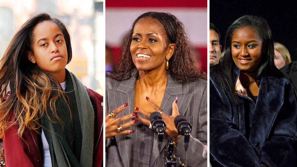 Michelle Obama,Malia Obama,Sasha Obama