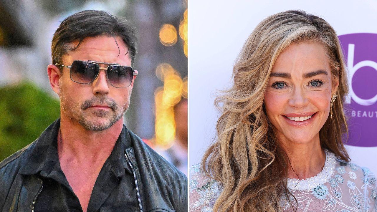 Photo of Aaron Phypers and Denise Richards.