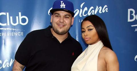 Rob Kardashian & Blac Chyna At Sky Beach Club In Las Vegas