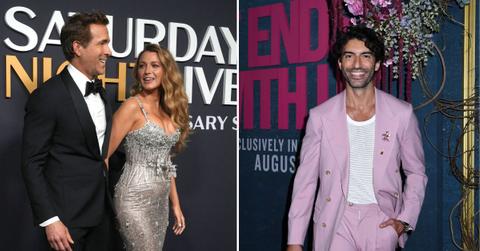 Composite photo of Ryan Reynolds, Blake Lively and Justin Baldoni.