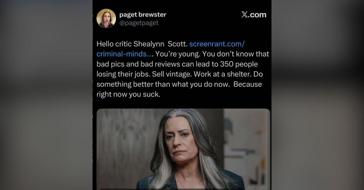 paget brewster tv critic