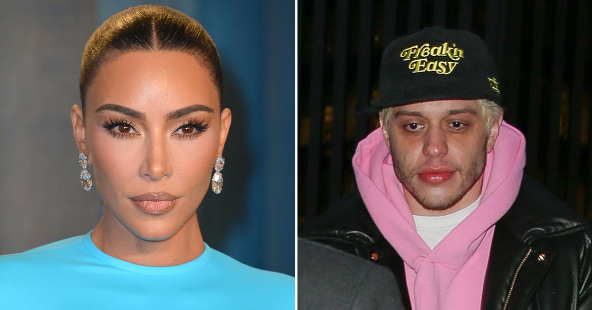 kim kardashian first date pete davidson pp