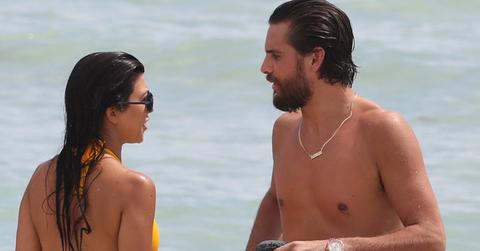 Kourtney Kardashian and Scott Disick in Miami Beach