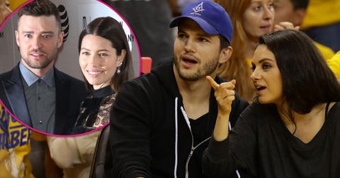 mila kunis ashton kutcher hate couple justin timberlake jessica biel