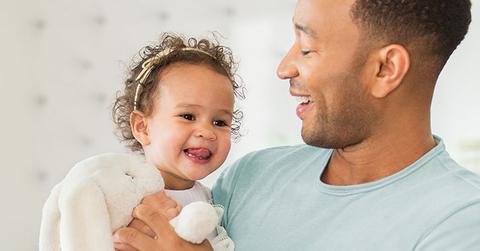 Chrissy teigen daughter luna legend plays drums video