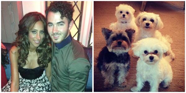 Danielle and Kevin Jonas