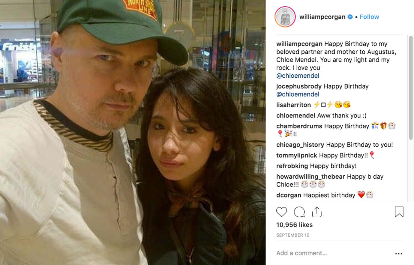 Smashing Pumpkins' Billy Corgan and Chloe Mendel Are Married