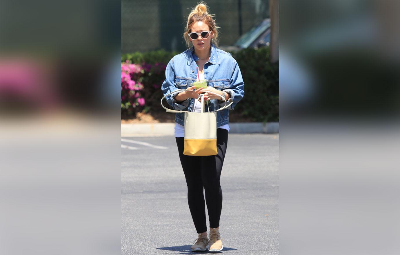 Pregnant hilary duff east sushi triggers insta moms 4