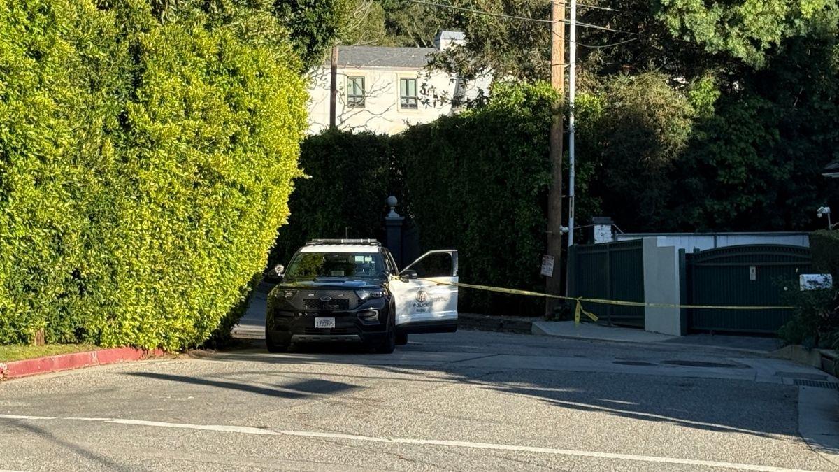 Image of Police said the suspect fired a rifle at the property in Beverly Crest.